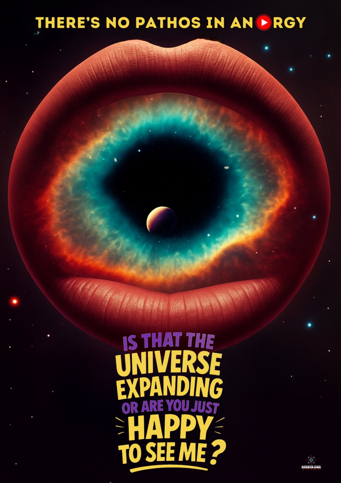 Concept poster for Is That the Universe Expanding or Are You Just Happy to See Me?